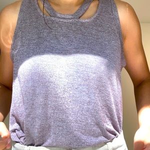 Knox rose L purple tank